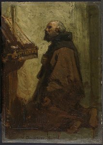 Praying Monk — Jacob Henricus Maris
