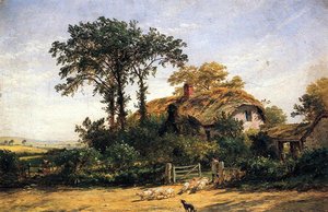 The Cottage Of The Dairyman's Daughter — Jasper Francis Cropsey
