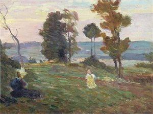 Mother And Child In The Fields — Henri Lebasque