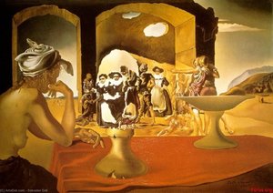 Slave Market With The Disappearing Bust Of Voltaire — Salvador Dalí, Surrealism