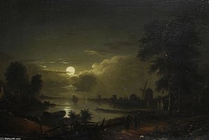 River By Mooonlight