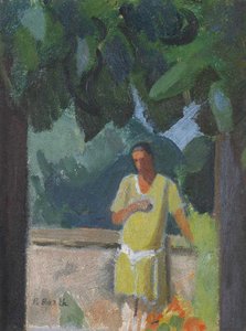 Figur Unter Baum