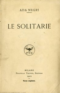 Le Solitarie — Ada Giuseppa Maria Negri