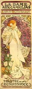 The Lady Of The Camellias — Alphonse Mucha