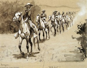 In The Desert — Frederic Remington