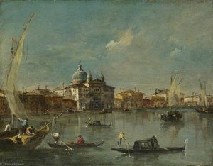 Venice The Giudecca With The Zitelle — Francesco Lazzaro Guardi