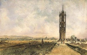 Wegsäule Spinner At The Cross — Rudolf Von Alt