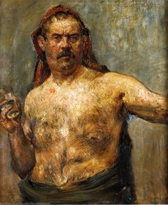 Self Portrait with a Glass