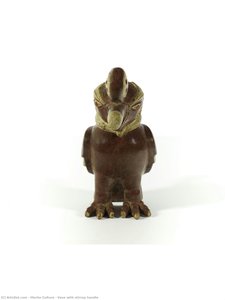 Vase With Stirrup Handle — Moche Culture
