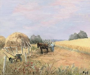 Hay Loading, (1973) — Marcel Dyf