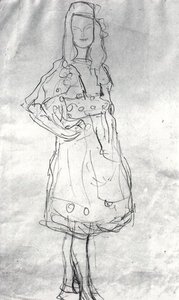 Study For Portrait Of Mada Primavesi — Gustav Klimt