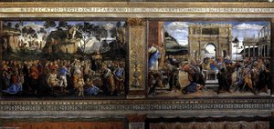 Sistinechapel - Scenes On The Left Wall — Sandro Botticelli, Renaissance