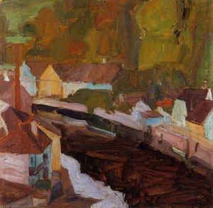 Village By The River — Egon Schiele