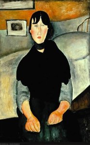 Young Woman Of The People — Amedeo Clemente Modigliani, Cubism