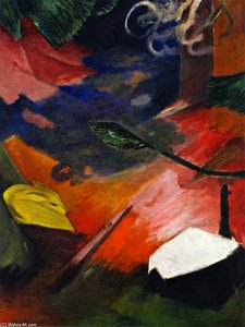 Deer In Forest I — Franz Marc