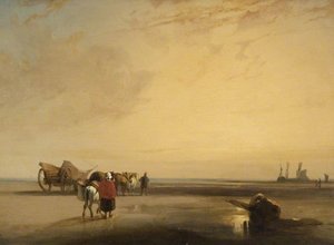 Normandy Sands, France — Richard Parkes Bonington