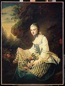 Louise Elisabeth De Maille Karman — François Hubert Drouais, Rococo