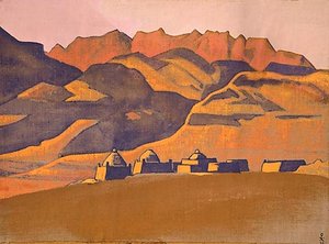 Kyrgyz Mazar. Sanju. — Nicholas Roerich