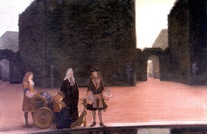 At The Pool Of Ceres — Alexandre Benois