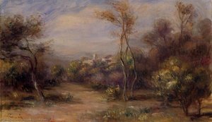 Landscape Near Cagnes — Pierre-auguste Renoir