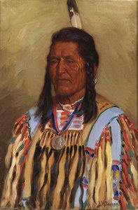 Chief Two Leggins — Joseph Henry Sharp