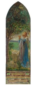 The Shepherd And His Flock — John La Farge