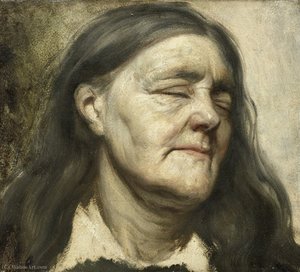 Study Of An Old Woman — Matthijs Maris