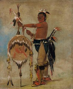 Pash Ee Pa Hó, Little Stabbing Chief, A Venerable Sauk Chief — George Catlin
