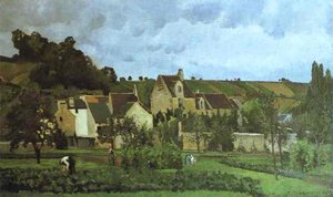 L'hermitage A Pontoise — Camille Pissarro