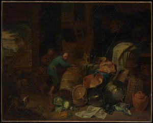 Rustic Interior — David Ryckaert Iii