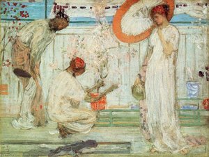 The White Symphony: Three Girls — James Abbott Mcneill Whistler, Aesthetic Impressionism