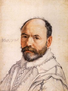 Portrait Of The Sculptor Pierre Francheville — Hendrik Goltzius