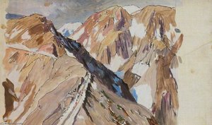 Tizi N Tichka Pass, Morocco (sketch) — James Mcbey