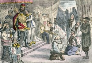 Queen Philippa Interceding With Edward Iii — John Leech