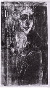 Birgitte The Girl Gothic — Edvard Munch, Expressionism