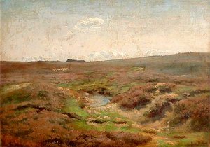 The Small Lake In The Plain And A Flock Of Sheeps — Rosa Bonheur