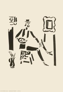 Linocut — Vytautas Kasiulis