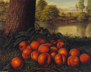 Peaches In A Landscape — Levi Wells Prentice