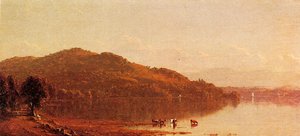 The Catskills From Hudson, N.y. — Sanford Robinson Gifford