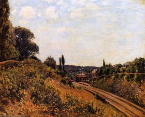 The Station At Sevres — Alfred Sisley