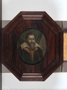 Portret Van Dominicus Baudius (1561-1613). Hoogleraar In De Welsprekendheid, De Geschiedenis En De Rechten Te Leiden, Arnoud Van Halen, 1700 - 1732 — Arnoud Van Halen