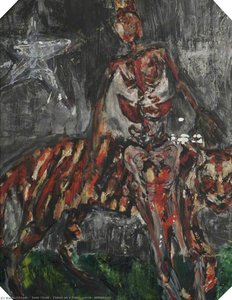 Figure On A Tiger (verso, Unfinished) — Janie Nicoll