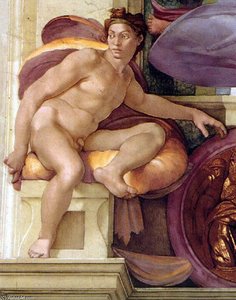 Ignudo (11) — Michelangelo Buonarroti