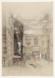 The Bazaar Of The Ghûriyah From The Steps Of The Mosque Of El-ghûri, Cairo — John Frederick Lewis