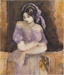 Young Spanish Girl — Constantin Guys