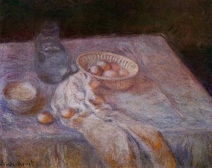 Still Life With Eggs — Claude Monet