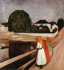 Three Girls On The Bridge — Edvard Munch