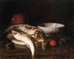 Still Life With Fish — William Merritt Chase