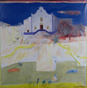 Church At Ericeira — Elizabeth Violet Blackadder