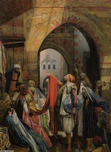 A Cairo Bazaar ­ The Della 'l' — John Frederick Lewis